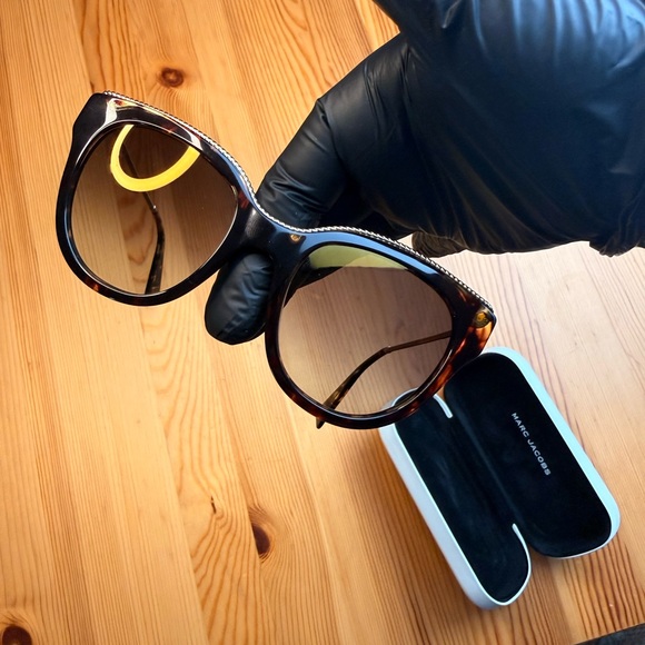MARC JACOBS SUNGLASSES MARC 165/S 086-JL HAVANA/BROWN GOLD MIRROR AUTHENTIC main image 8